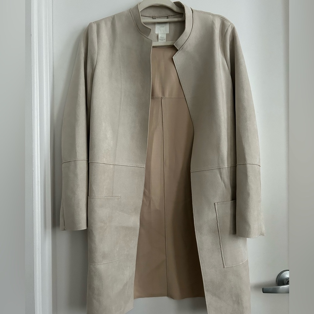 H&M Beige Suede Jacket